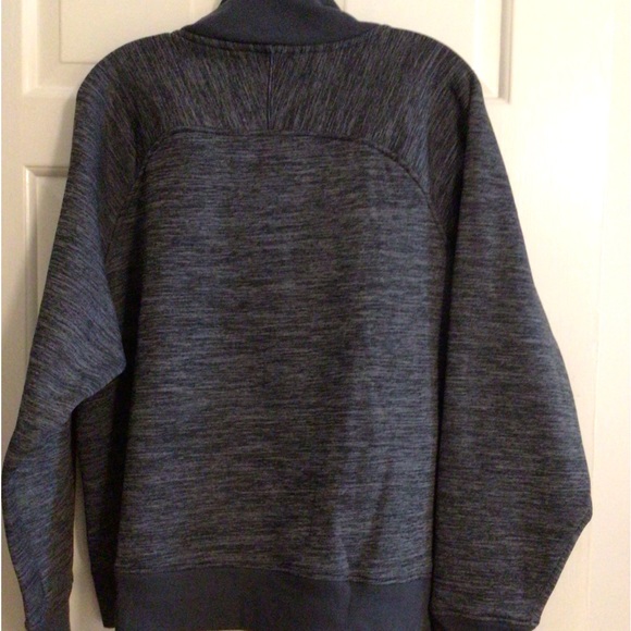 Athleta Polartec Powerstretch Quarter-zip Sweatshirt, charcoal, XL - Picture 3 of 11